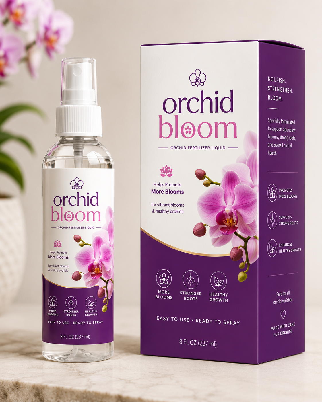 Orchid Bloom 30ml spray bottle